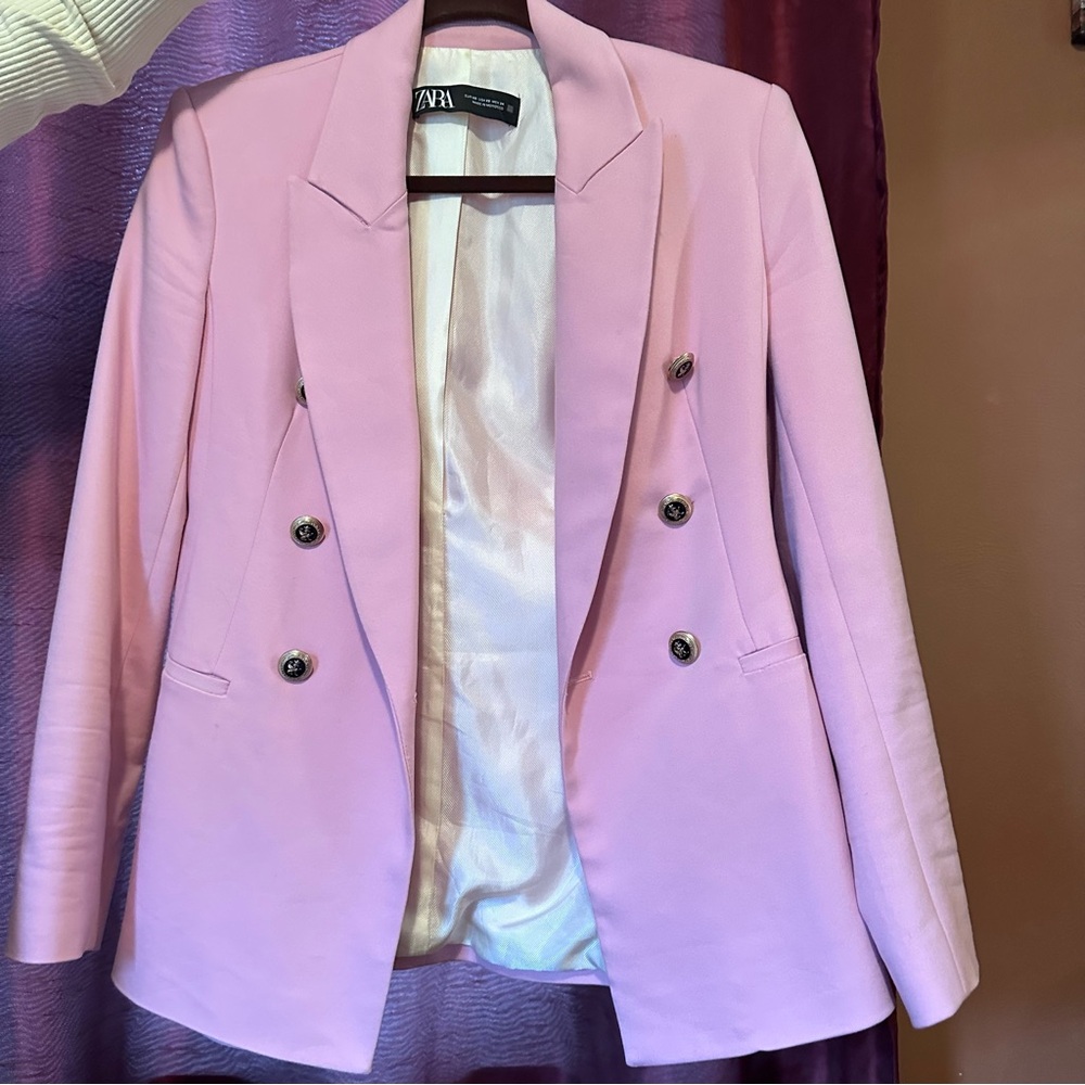 Pink Zara Blazer